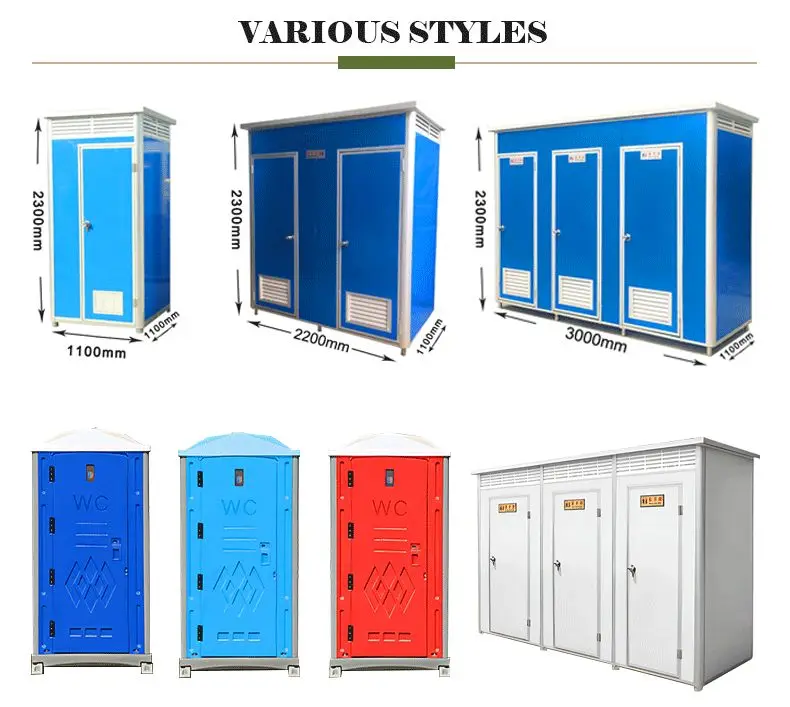Luxury Prefab Used Portable Mobile Bathroom Unit Shower And Toilets