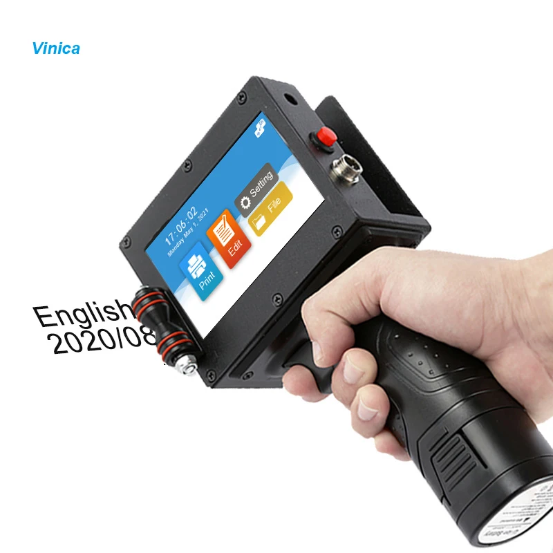 Handheld Batch Coding Machine Intelligent Expiry Date Inkjet Printer