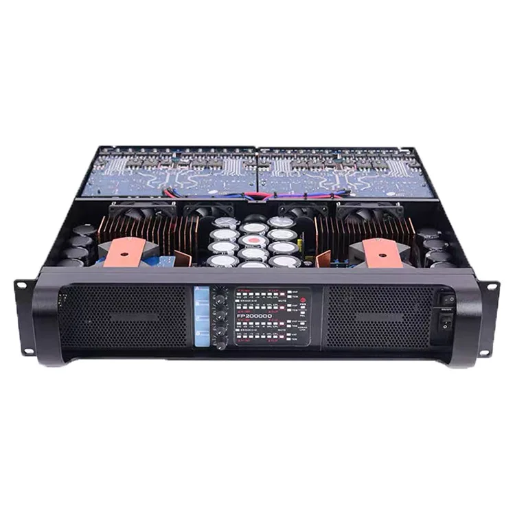 Pro Audio 2u Class d Power Amplifier Digital 4 Channel Class D 4 X 1300w Fp10000 Touring Sound High Power Amplifiers
