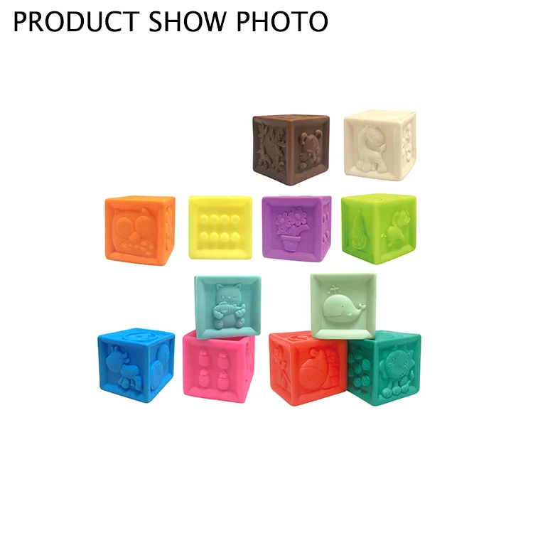 
 Силиконовая игрушка-башня 12 шт., детские игрушки  