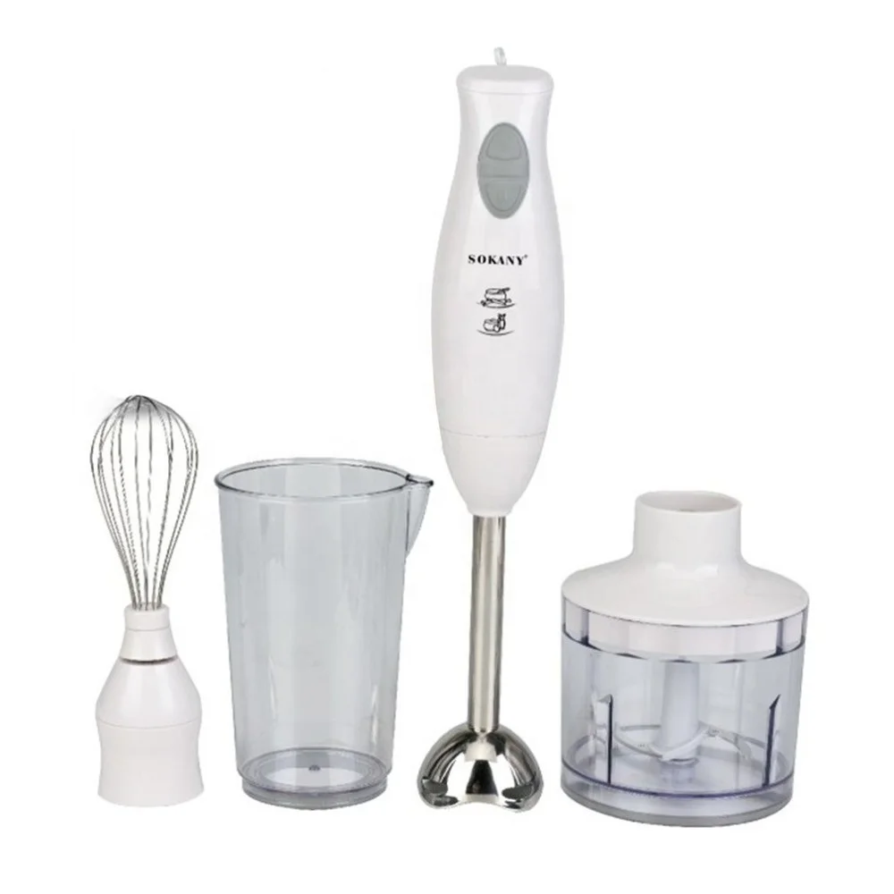 Sokany 230A Electric Hand Blender with Stepless Variable Speed Stick Mixer Hand Blender