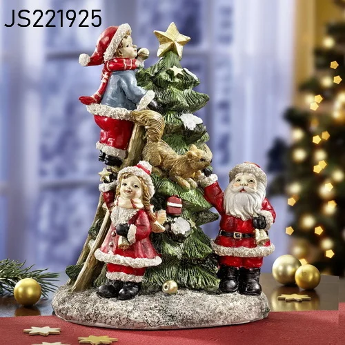 Estátua Em Resina Para Árvore De Natal,Enfeite De Decoração Natalina Para  Árvore Do Papai Noel - Buy Árvore De Papai Noel,Natal Papai Noel Figurinhas, Natal Decoração De Mesa Product on 