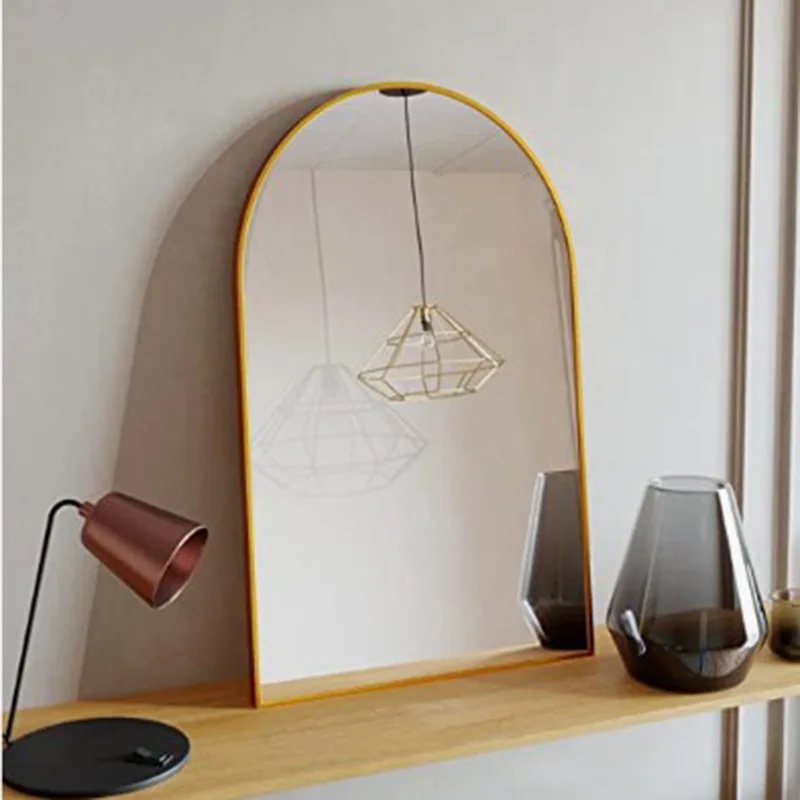 product berserk arch floor home decor arched mirrors full length aluminum arch framed wall full length mirror-0