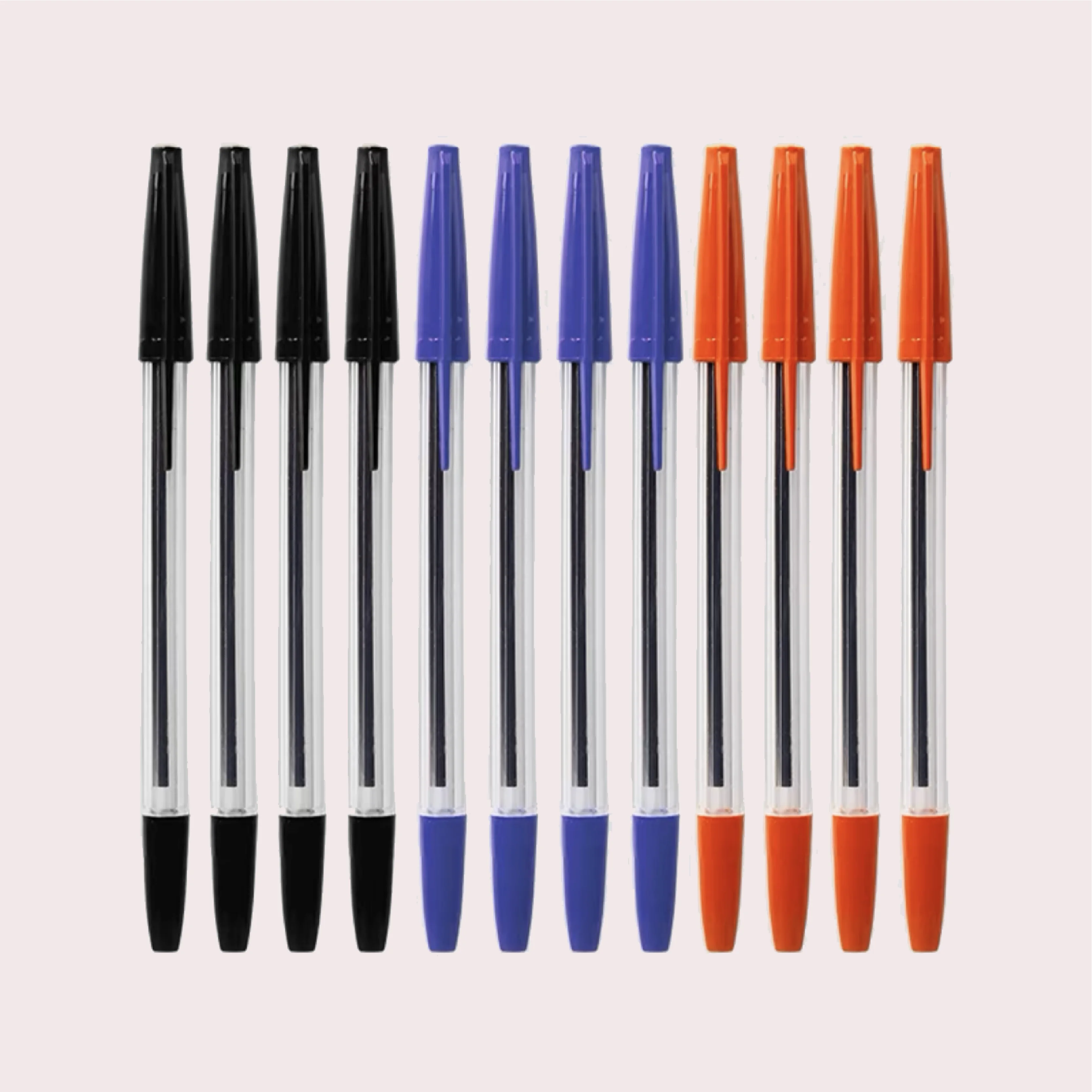 Wholesale Good Quality Office and School Stationary Fluently Writing 0.7mm Plastic Ballpoint Pen