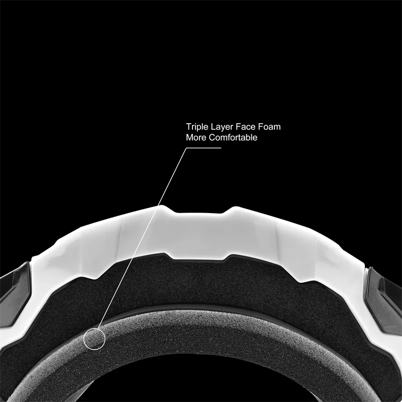 Easy Change Lens Motocross Mx Goggles With Tear Offs Film Exchangeable