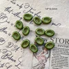 5#kiwi oval bead (one piece)