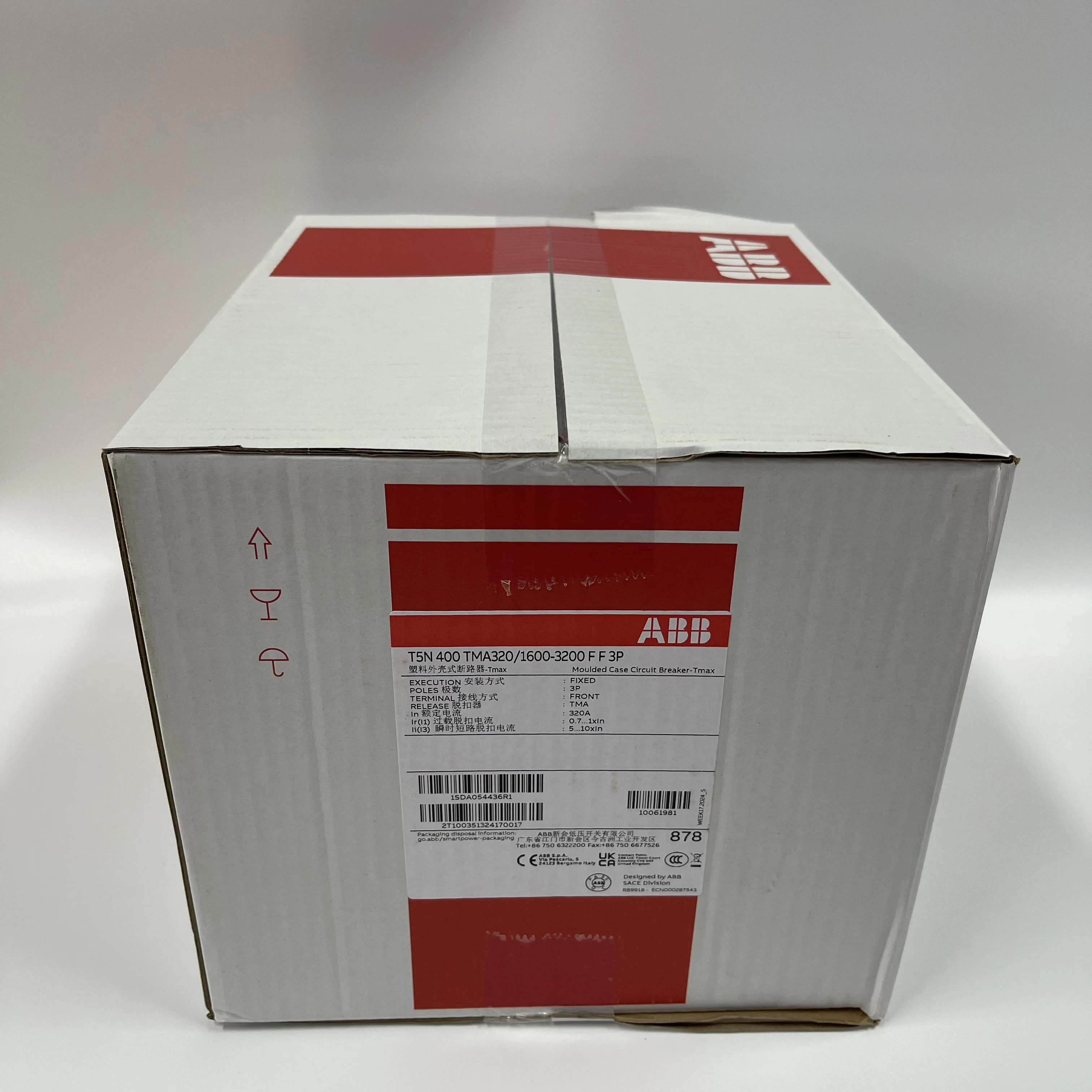 ABB Molded Case Circuit Breaker T5N 400 TMA320/1600-3200 F F 3P