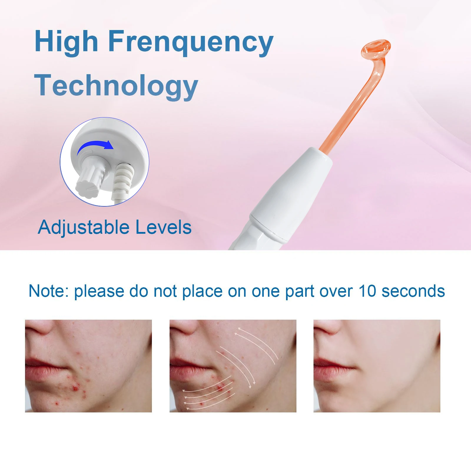Alibaba.com: Portable high frequency facial wand with 4 argon sticks ...