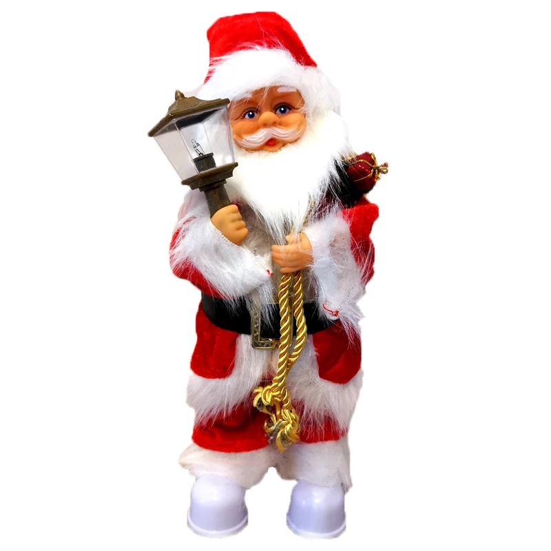 Christmas Music Toys Santa Claus Playing the Violin