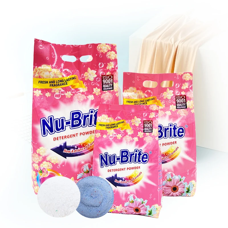 Wholesale Household Lavender Washing Detergent Powder Soap High Foam Bulk Disposable for Apparel Use