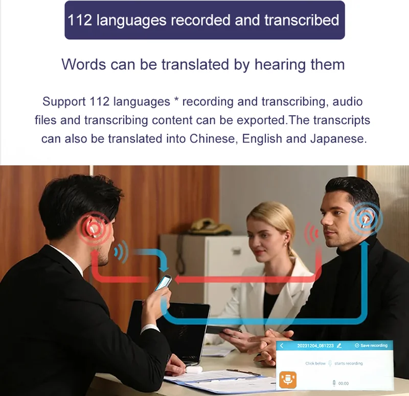 2024 New Translator Machine Translator Pen Touchable Screen Online Scanning Pen Offline Translator for Learning