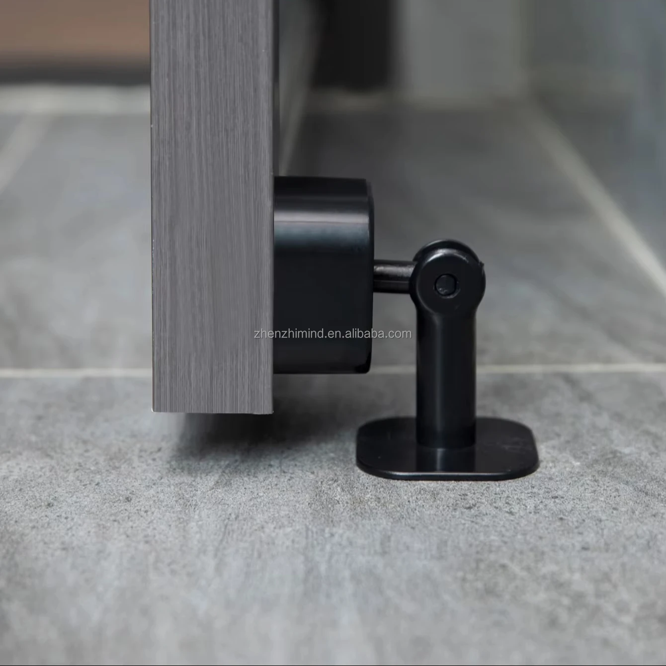 Dual-Purpose Plastic Draft Stopper Anti-Collision Room Door Accessory Rotatable Horizontal Vertical Design Easy Installation