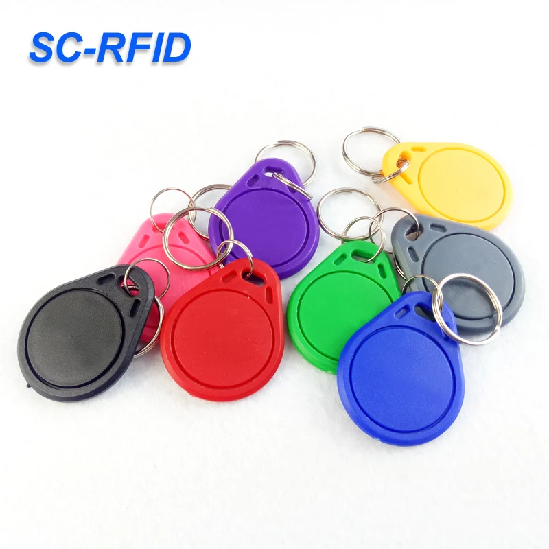 Customer Logo NFC Tag Smart NFC Keychain F08 Chip NFC Keyfob for Access Control System