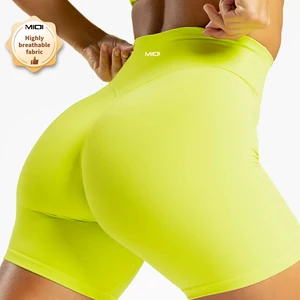 Quick Dry Gym Wear Women's High Waist Yoga Shorts Hip Lifting Yoga Shorts Women Gym Fitness Booty Yoga Shorts