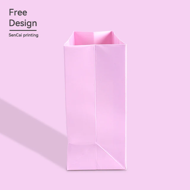 Wholesale High Quality Custom Design Cosmetics Clothing Handbag  Gift Bag Shopping  Paper Bag