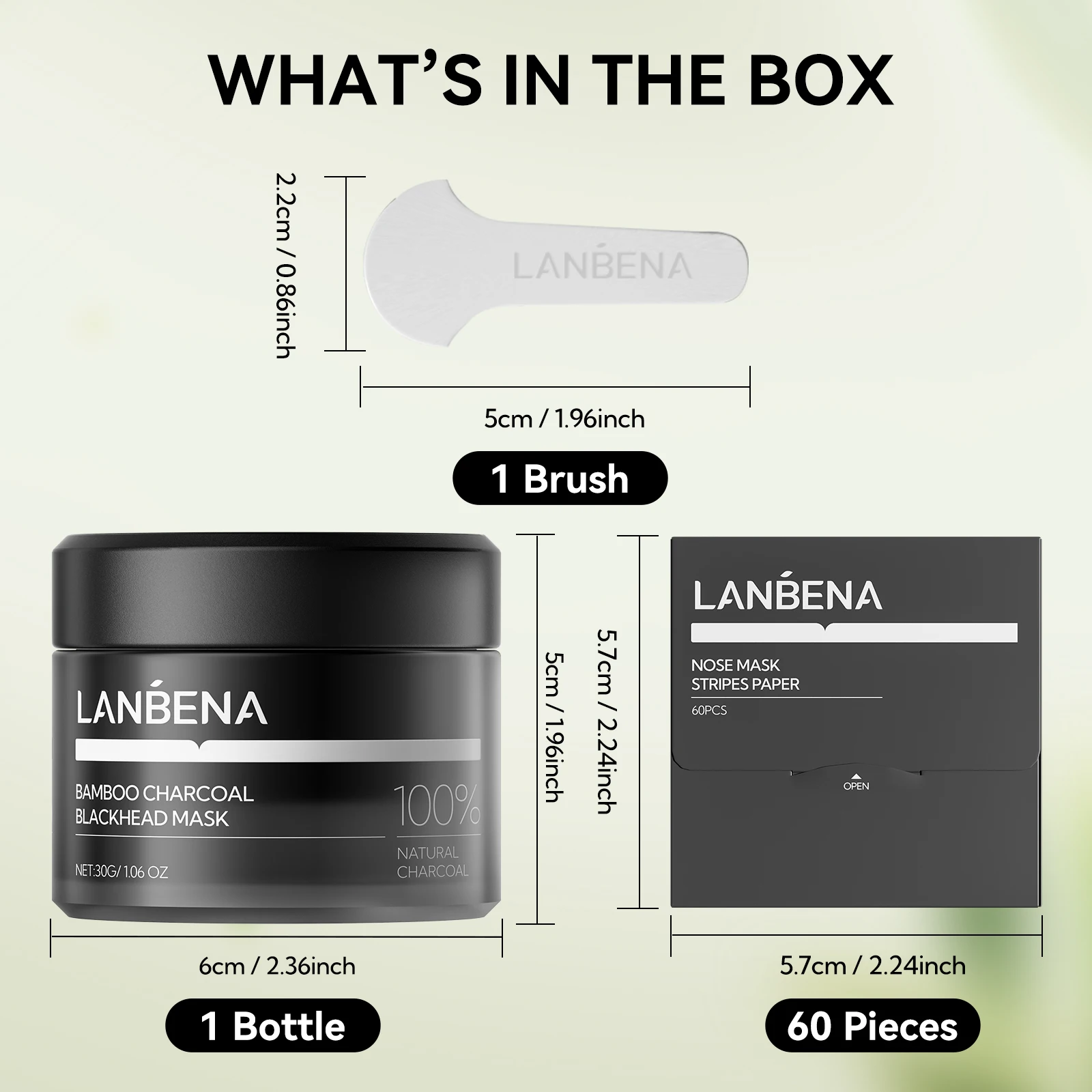 LANBENA Nose Blackhead Remover Peel Off Mask Face Cream Pore Strips Black Head Removal Mask manufacture