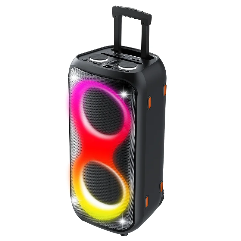 Cheap Price 8 Inch High Quality Single Amplifier Driver Bass Boost Speaker  Manufacturer Party Box Speaker 1000W with Microphone