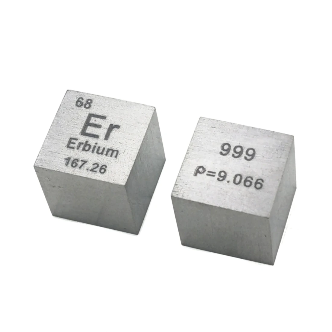 Erbium Metal 10mm Density Cube 99.95% Pure 