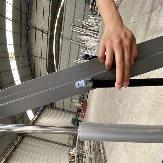 Intelligent Electric Screw-type Skylight, Aluminum Alloy Double-glazed Glass, Gas-supported Attic/sunroom Roof Skylight