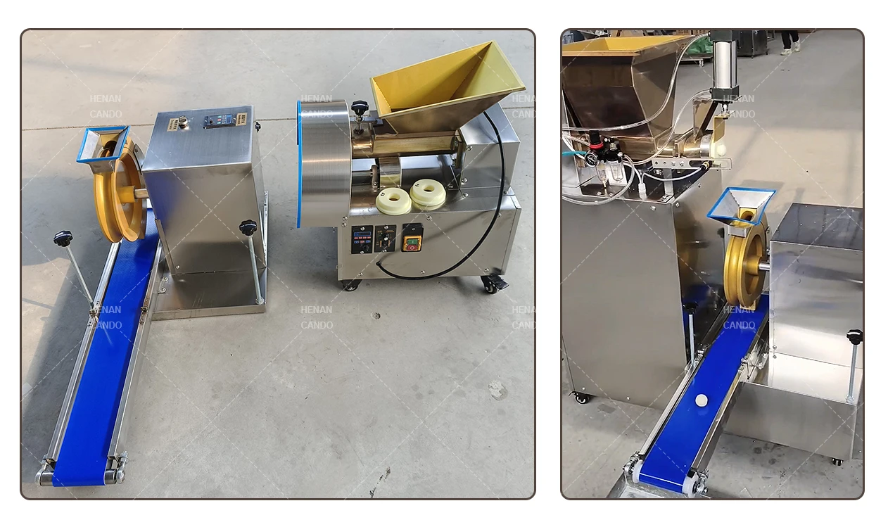 Automatic Dough Ball Rolling Rounding Machine Dough Rolling Former ...