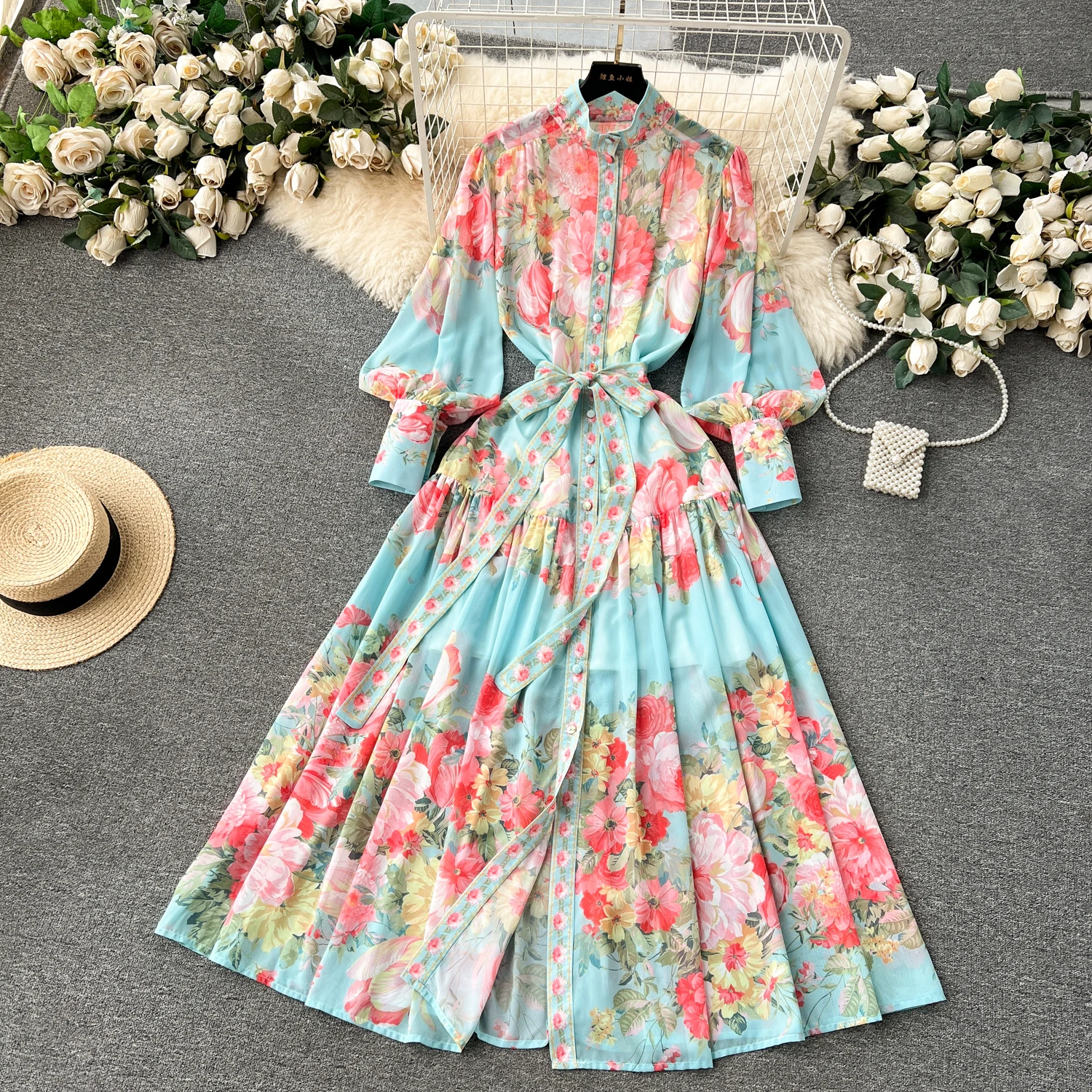 long court dress Luxury Long Sleeve French Court Wedding Dress Crystals Embroidered Wedding Gown Custom Wedding Dress YW0852 main image 0