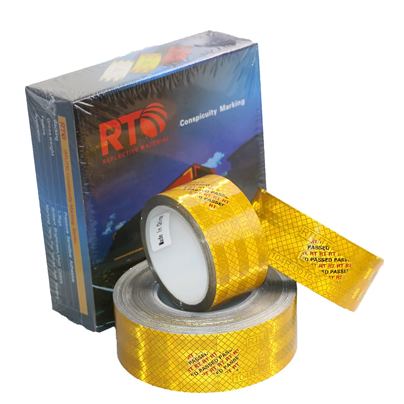 Metal Aluminized 5cm*45.7m Waterproof Sealed Edge E8 PET Metallized Reflective Tape factory