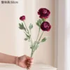 Japanese-style peony wine red