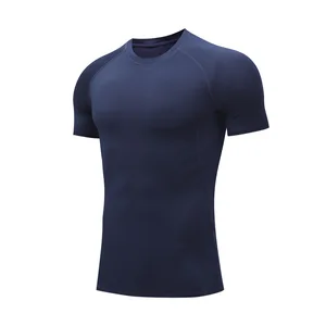 Men's Sports Tight Fitting Breathable Short Sleeved Quick Drying Top