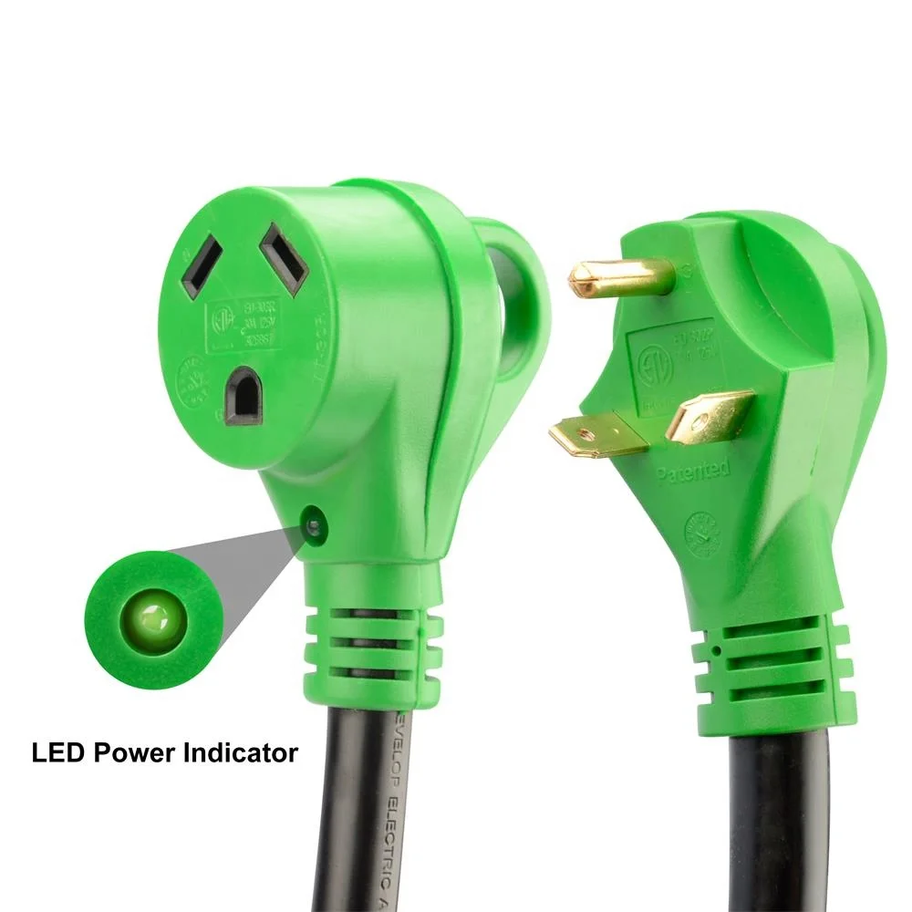 J379 30a Extension Cord For Rv And Auto 250volt 10/3 Stw 10awg Gauge 3