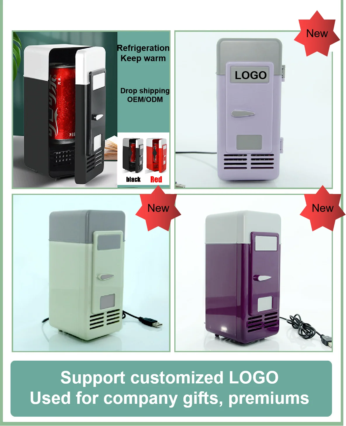 Mini Refrigerator Car 5v 10w Car Refrigerator Usb Multi Function Home