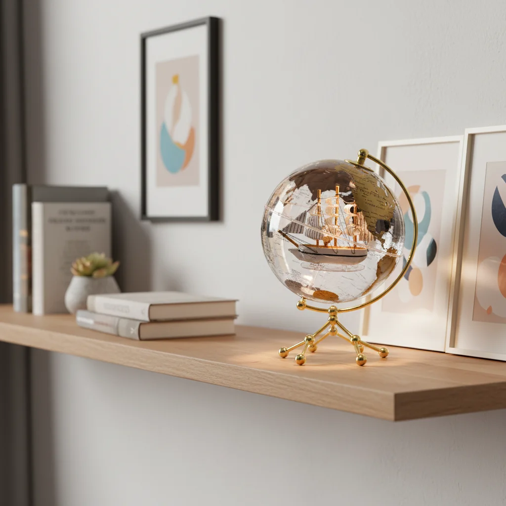 Wellfun Decor Small Size Products - Ornament Handheld Globe
