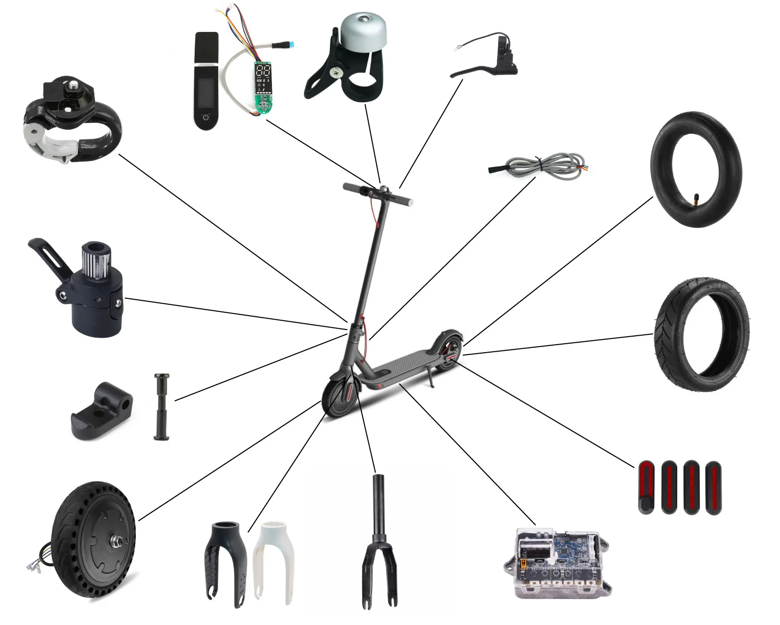 Kugoo M4 Electric Scooter Goodlooking Black Appearance Super Energy