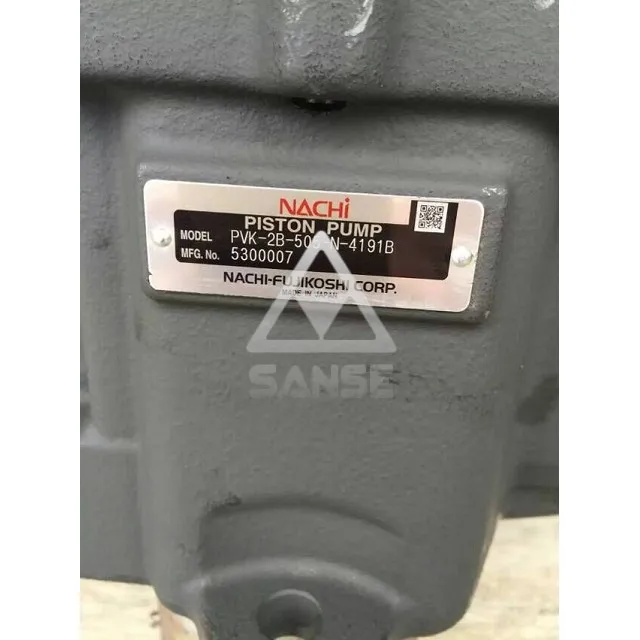 Toptan NACHI PVK-2B-505 hidrolik pompa ZX55 YC55 YC60 ekskavatör
