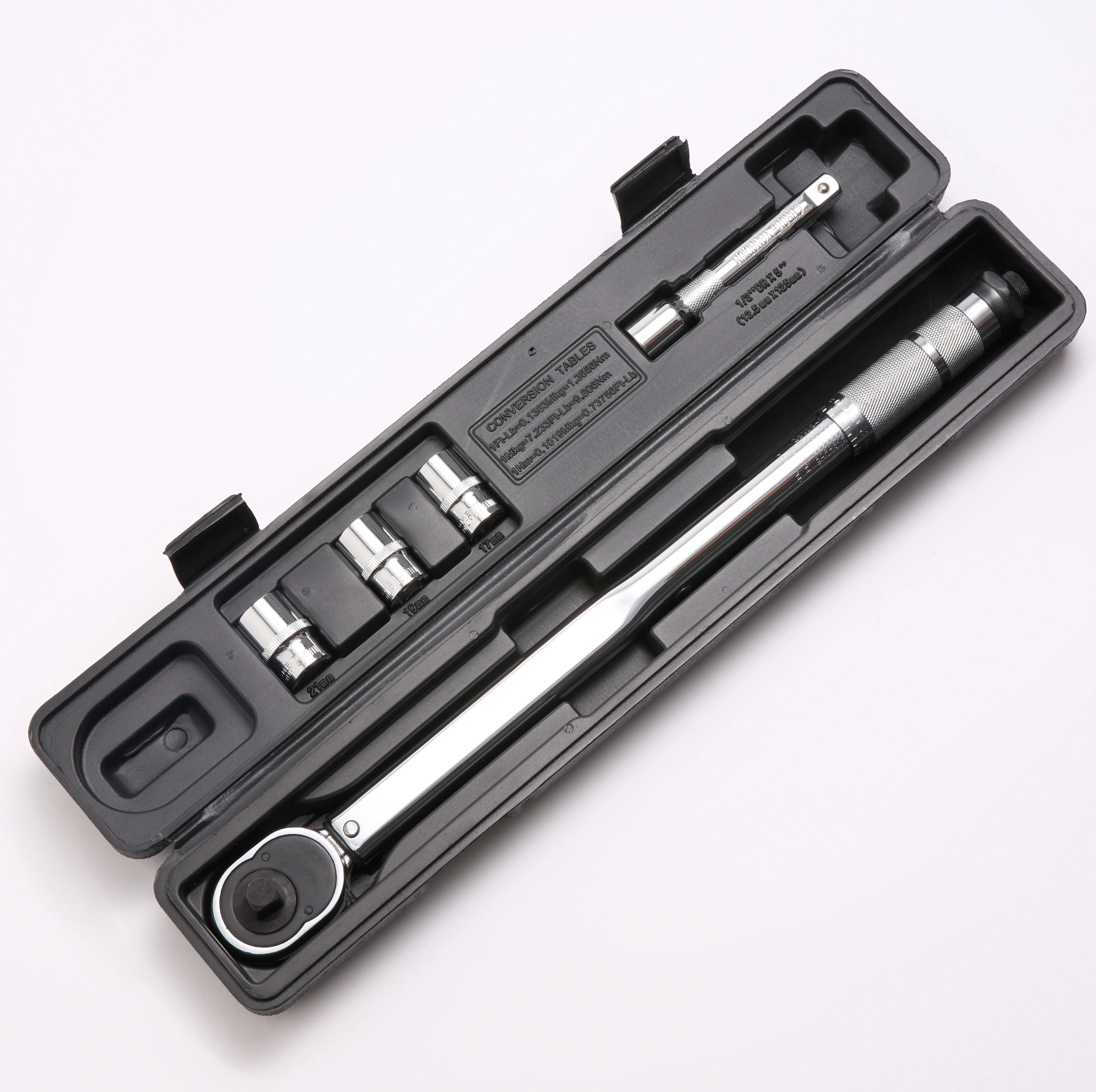 Direct Drive Click Type 20-210Nm Ratchet Adjustable Torque Wrench Heavy Duty Spanner Tool Set Price