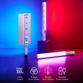 GODOX LC1000R Handheld RGB Light Stick 100W LED Video Light Wand 2500K-8500K CRI96+ Dimmable 15 FX Effects APP Control detail image