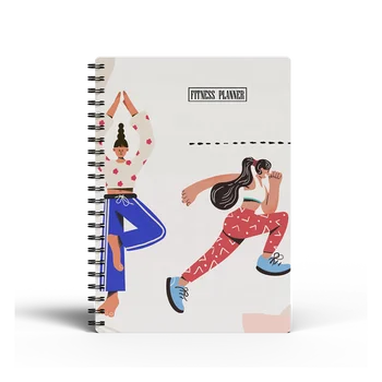 Personalized Hardcover Daily Goal Fitness Journal Workout Planner
