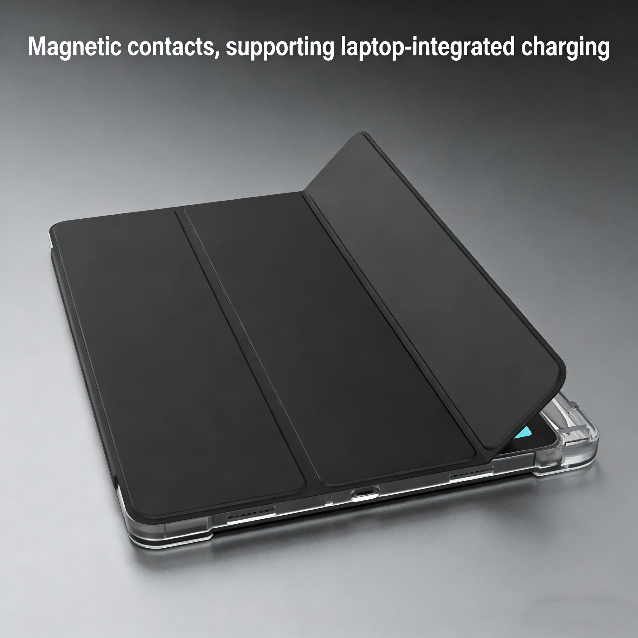 product laudtec universal clear tablet case with s pen holder  multi angle kickstand  shockproof protective cover for samsung tab a11-3