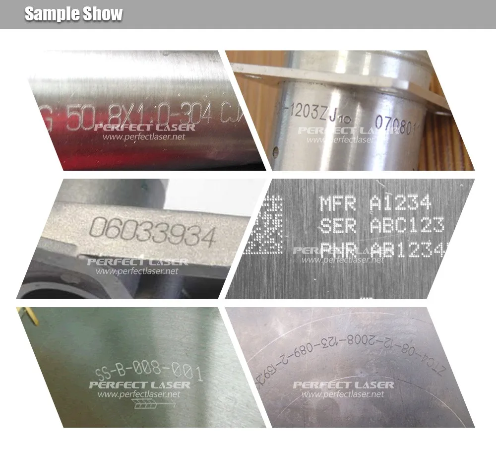 ています 異なる言語のパイプとフラット板金の両方に回転式永久マークを備えた完璧なレーザードットピンマーキング機 Buy Permanent