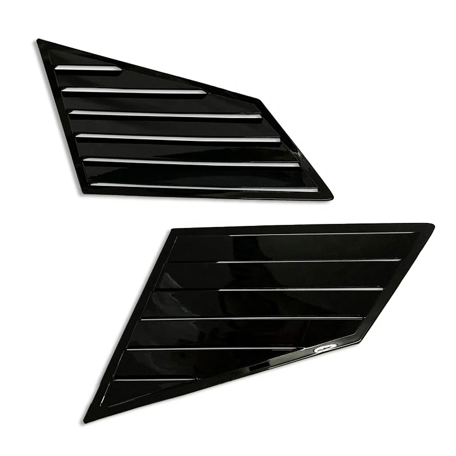 Tiypeor Rear Side Window Louvers for Kia KX5 Sportage 2022 - 2023 Air Vent Scoop Shades Cover Blinds Exterior Accessories