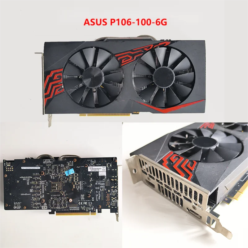 Used P106-100 6gb Gddr5 Video Card P104 100 Gpu Graphics Card P104 100 ...