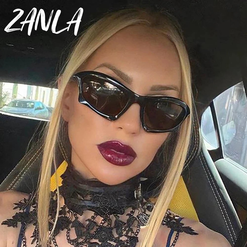 Cat Eye Sunglasses for Women Modern Retro Style Fashion Decorative Bat Shades Amazon.com: COTIA Fashion Bat Sunglasses Women Men Diamond  main image 4