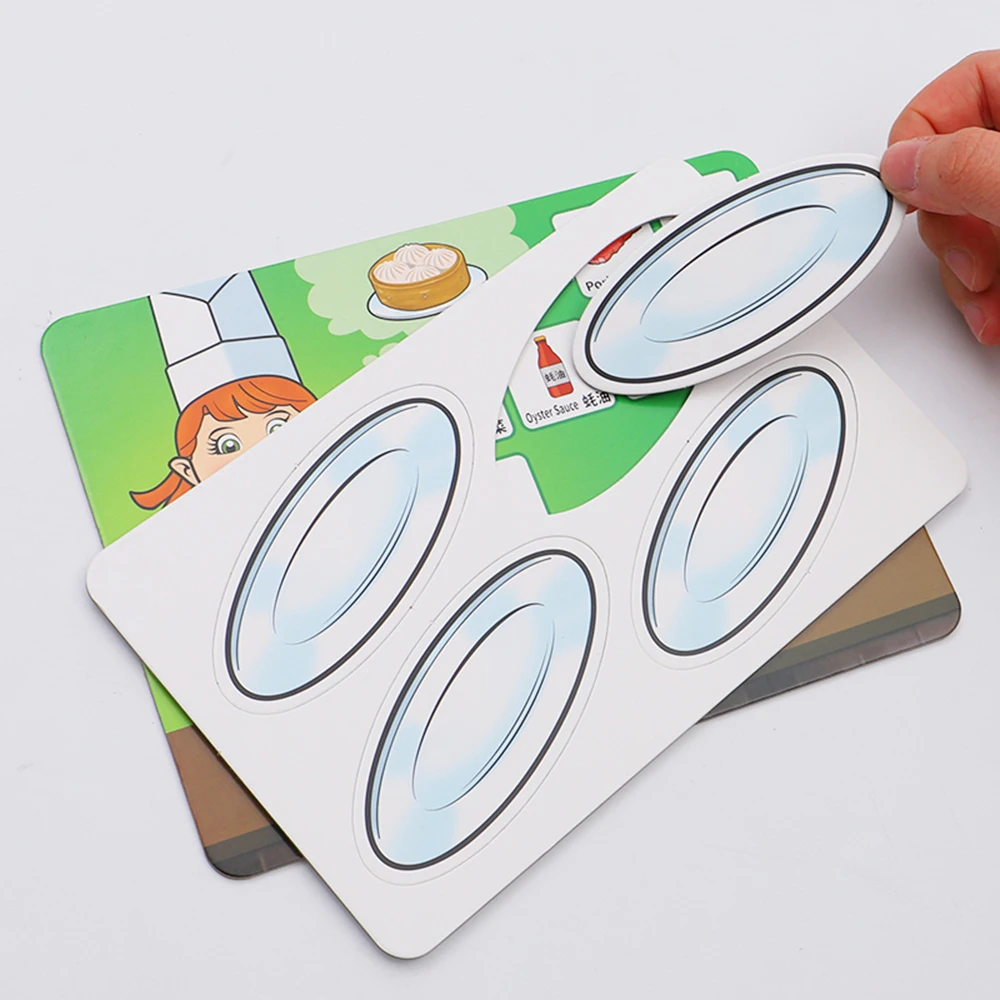 Лидер продаж Amazon, детское образование, семейный повар еды, Интерактивная настольная игра для родителей и детей, настройка