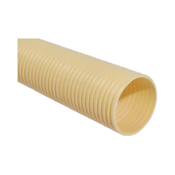 Dn110 Premium PVC-U Double Wall Corrugated Pipe Flexible Underground Communication Conduit with round Head for Water Application