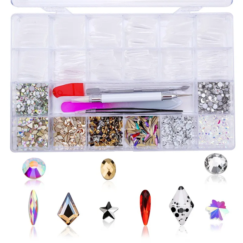 hot selling nail rhinestones crystals kit