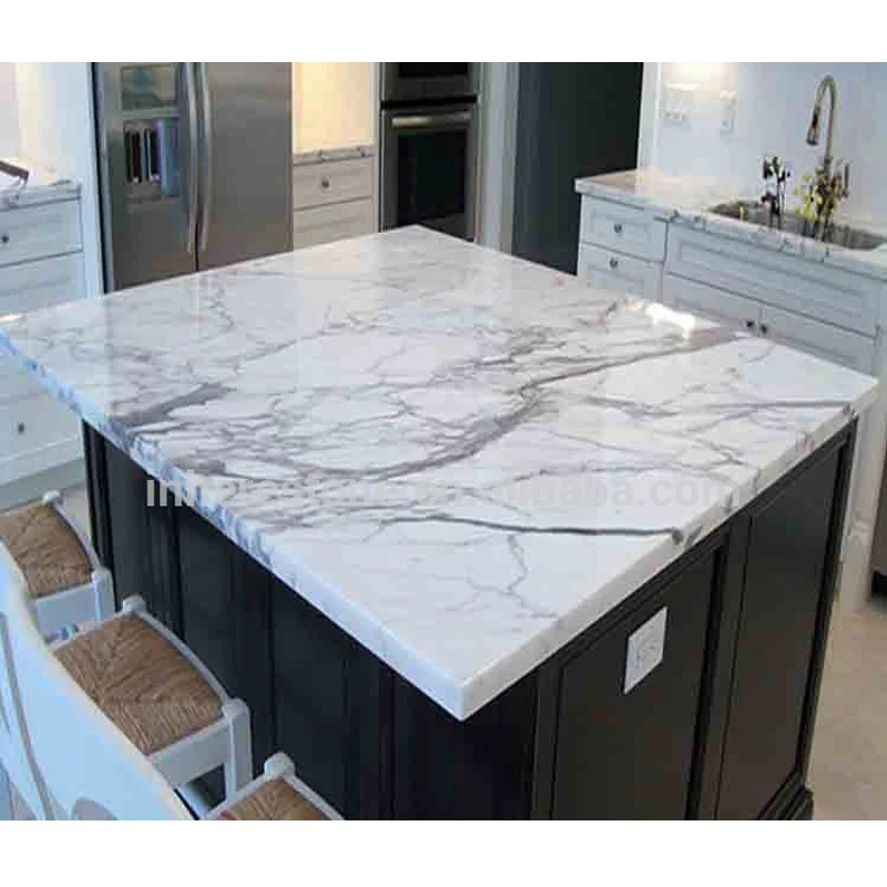 White Marble Kitchen Worktops,Kitchen Island Countertop - Buy Marble ...