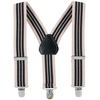 Kids Boys Toddler Elastic Adjustable Clip-on Braces Suspenders