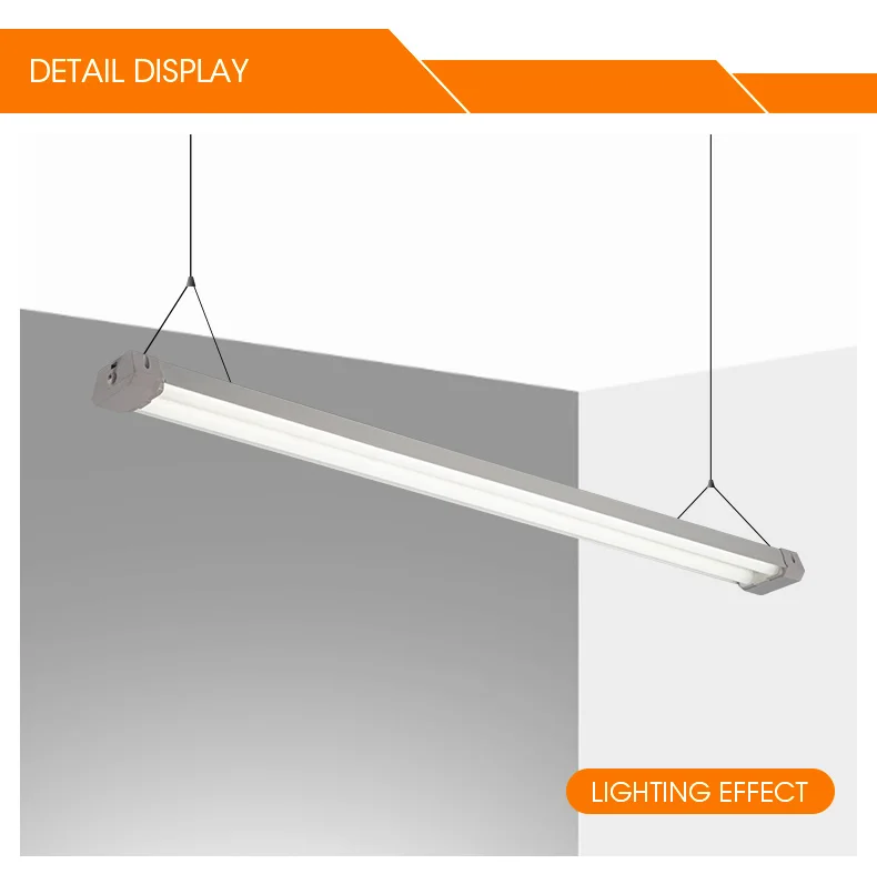 LED Shop Light Linkable, 4FT Daylight 42W LED Ceiling Lights for Garages, Workshops, Basements, Hanging or Flush Mount,