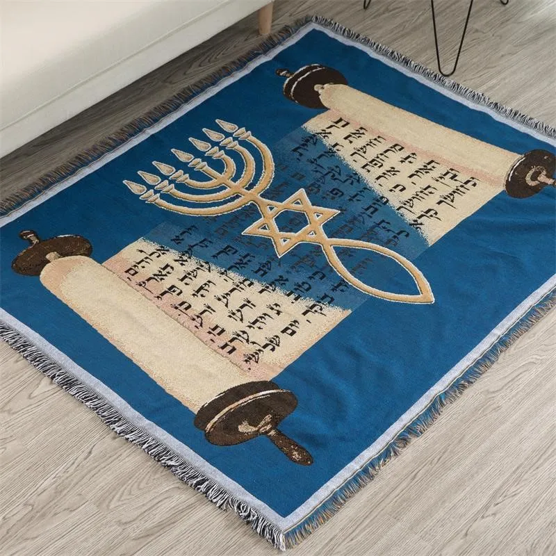 Israel Prayer Mat Blanket Carpet Tapestry Sofa Knit Throw Towel Christian Gift Jewish Judaical Decorative Blanket