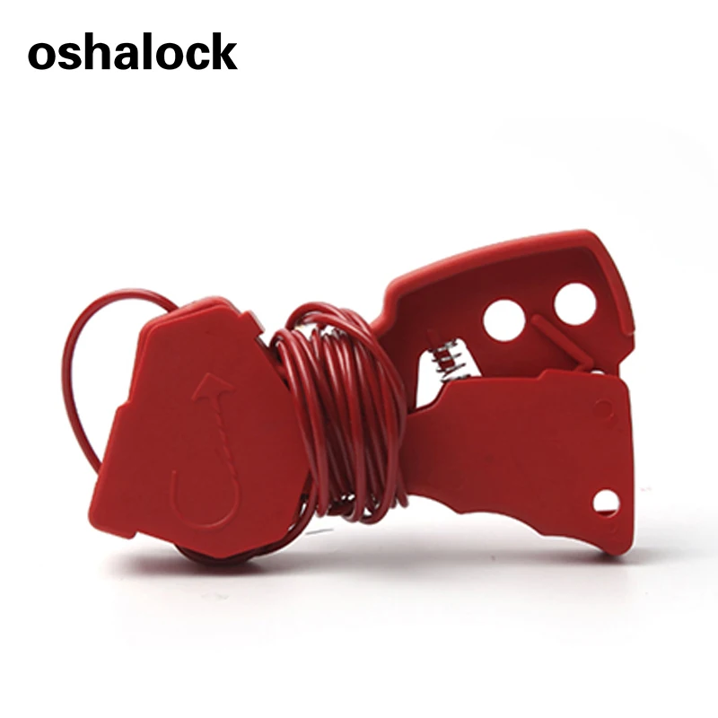 
Регулируемая блокировка кабеля из нержавеющей стали 3,5 мм с кабелем из нержавеющей стали 2,4 м для больших клапанов или устройств большого размера 