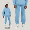 Ankle banded pants-Blue